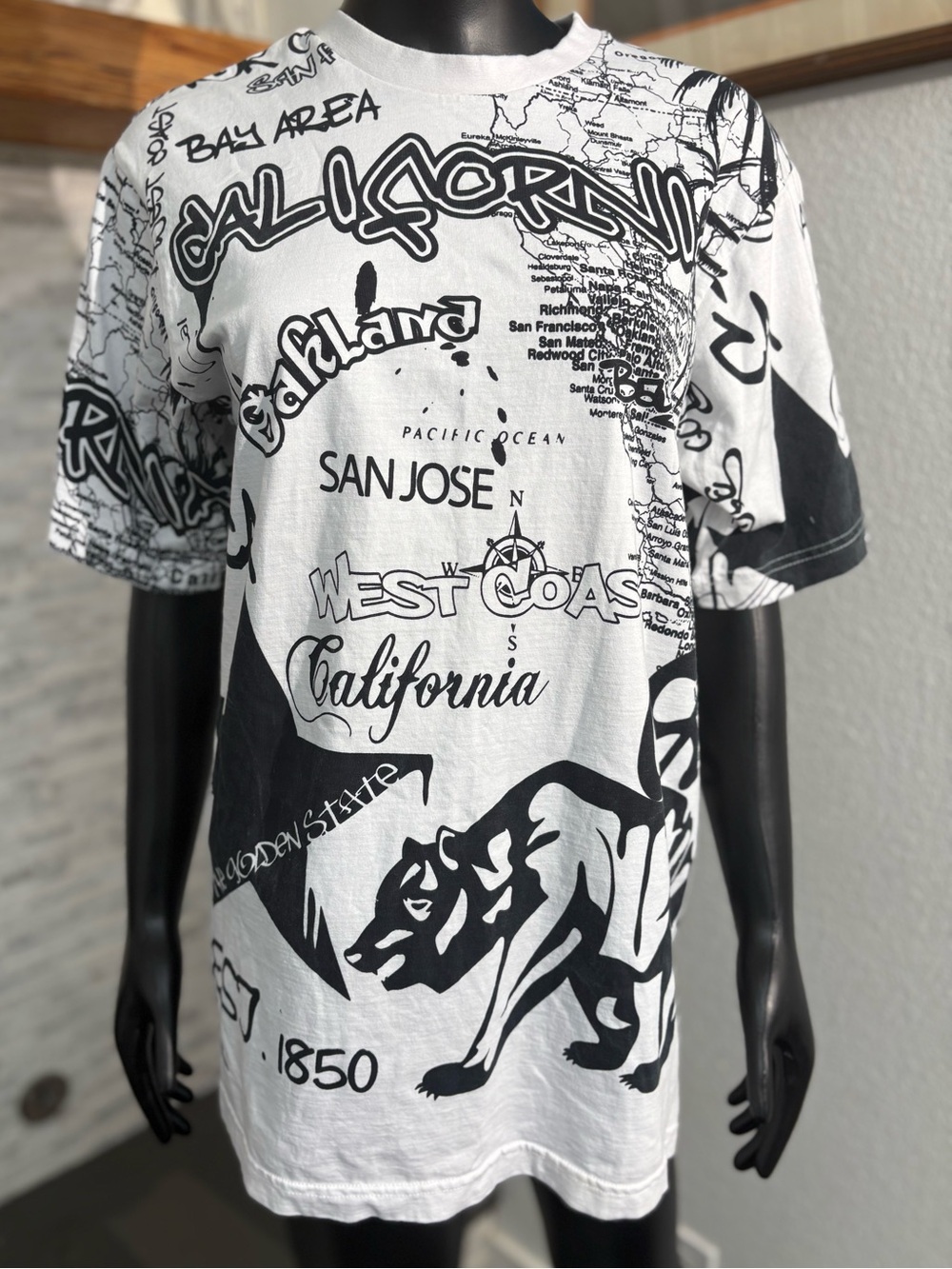 American Crown California All-Over Print T-Shirt